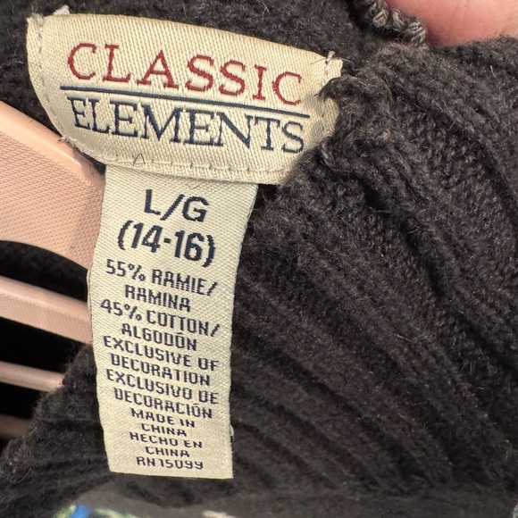 Vintage Classic Elements Christmas Tree Sweater - Picture 6 of 6